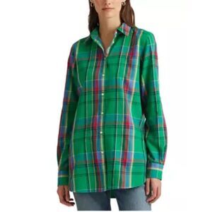 Ralph Laren Black Label Plaid Button Shirt Medium